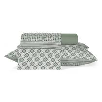 Jogo de Cama Solteiro 120 Fios Algodão 3 Peças -Teka Crystal