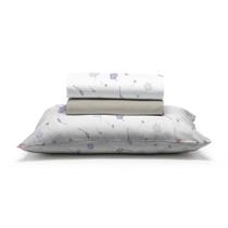 Jogo De Cama Solteiro 150 Fios Fiori - Eloá (7811)