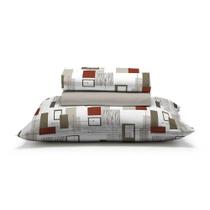 Jogo de Cama Solteiro 180 Fios Fiori - Samuel (7819)