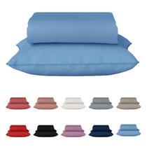 Jogo de Cama Solteiro 2 Peças 100% Algodão C/ Elástico Jogo de Cama Solteiro 2 Peças 100% Algodão C/ Elástico