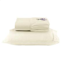 Jogo de Cama Solteiro 2 Peças 400 Fios Ponto Palito Lençol com Elástico e Fronha - RAVATEX CASA