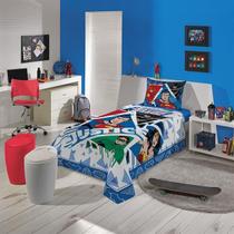 Jogo de Cama Solteiro 2 Peças Liga da Justiça Novo Lepper Jogo de Cama Solteiro 2 Peças Liga da Justiça Novo Lepper