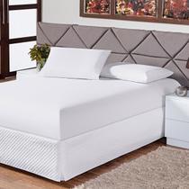 Jogo de Cama Solteiro 2 Peças Liso Cama Box