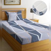 Jogo de Cama Solteiro 2 Peças Micropercal Masculino e Feminino Lençol + Fronha Virol Estampado