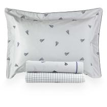 Jogo de Cama Solteiro 200 Fios Vintage Tenis - Kacyumara