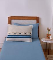 Jogo de Cama Solteiro 2pçs Vivaldi Azul Jogo de Cama Solteiro 2pçs Vivaldi Azul