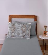 Jogo de Cama Solteiro 2pçs Vivaldi Cinza Jogo de Cama Solteiro 2pçs Vivaldi Cinza