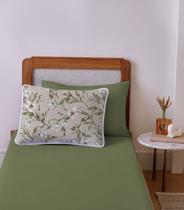 Jogo de Cama Solteiro 2pçs Vivaldi Verde Jogo de Cama Solteiro 2pçs Vivaldi Verde
