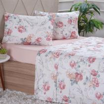 Jogo de Cama Solteiro 3 Peças 150 Fios Extra Macio 100% Algodão - Bene Casa Jogo de Cama Solteiro 3 Peças 150 Fios Extra Macio 100% Algodão - Bene Casa