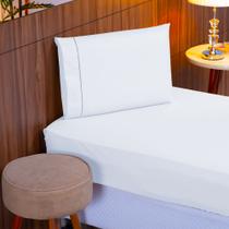 Jogo de Cama Solteiro 400 Fios 2 Peças 100% Toque macio