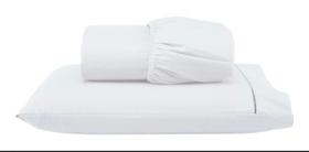 Jogo de Cama Solteiro 400 Fios 2 Peças Percal 100% Toque Macio