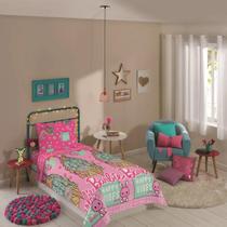 Jogo De Cama Solteiro Barbie C/ 2Peças 100% Microfibra