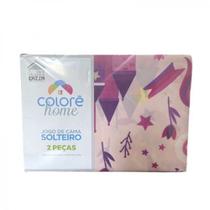 JOGO DE CAMA SOLTEIRO BASIC INFANTIL 2 PCS ARTE e CAZZA JOGO DE CAMA SOLTEIRO BASIC INFANTIL 2 PCS ARTE e CAZZA