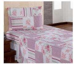 Jogo De Cama Solteiro C/ Elástico Estampado 170 Fios 3 Peças