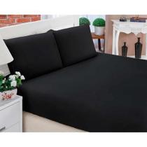 Jogo de Cama Solteiro/Casal/Queen/King Lençol Padrão 3 Peças 170 Fios Com Elástico - Varias Cores