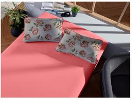 Jogo de cama Solteiro com fronha estampada 100% algodão / Malha 30/1