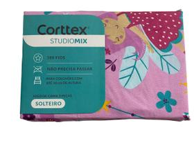 Jogo de Cama Solteiro Corttex 180 Fios Studio Mix Fada