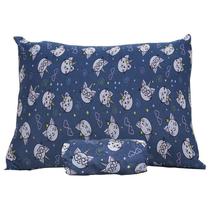 Jogo de Cama Solteiro Doce Vida Malha Misto Estampado Gatocornio 2 Pçs com Elastico Azul Jogo de Cama Solteiro Doce Vida Malha Misto Estampado Gatocornio 2 Pçs com Elastico Azul