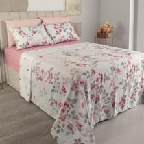 Jogo De Cama Solteiro Duplo 3 Peças 140 Fios Realce Premium Jogo De Cama Solteiro Duplo 3 Peças 140 Fios Realce Premium