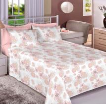 Jogo de Cama Solteiro Duplo C/ Elástico Premium Linea 180 Fios 250x160cm Jogo de Cama Solteiro Duplo C/ Elástico Premium Linea 180 Fios 250x160cm