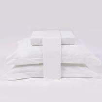 Jogo de Cama Solteiro Essential 200 Fios Branco 100% Algodão - Niazitex Jogo de Cama Solteiro Essential 200 Fios Branco 100% Algodão - Niazitex