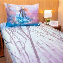 Jogo de Cama Solteiro FROZEN DESTINY Brilha no escuro - Licenciado