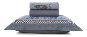 Jogo de Cama Solteiro Infantil 200 Fios Corrida - Karsten Jogo de Cama Solteiro Infantil 200 Fios Corrida - Karsten