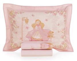 Jogo de Cama Solteiro Infantil Amora 200 Fios Karsten Jogo de Cama Solteiro Infantil Amora 200 Fios Karsten