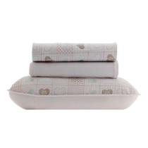 Jogo de Cama Solteiro Kacyumara Malha Sofee 3 Pçs Meg Rosa Jogo de Cama Solteiro Kacyumara Malha Sofee 3 Pçs Meg Rosa