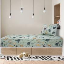 Jogo de Cama Solteiro Kids 2 Pçs Doce Vida Malha 70% Algodão 30% Poliéster