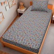 Jogo de Cama Solteiro Kids 2 Pçs Doce Vida Malha 70% Algodão 30% Poliéster Jogo de Cama Solteiro Kids 2 Pçs Doce Vida Malha 70% Algodão 30% Poliéster