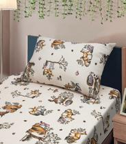 Jogo De Cama Solteiro Kids Doce Vida Bege Jogo De Cama Solteiro Kids Doce Vida Bege