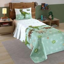 Jogo de Cama Solteiro Kids Priori Dino 130 Fios Dohler