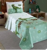 Jogo De Cama Solteiro Kids Priori Dino 130 Fios Dohler