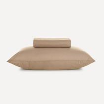 Jogo de Cama Solteiro King 2 Peças Karsten Matiza Caramelo