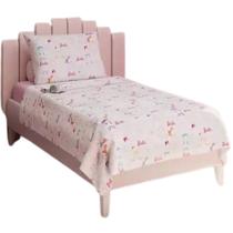 Jogo De Cama Solteiro Lepper 3Pç 100%Algodão Modelo:Barbie