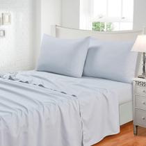 Jogo de Cama Solteiro Liso Toque de Seda Jolitex 300 Fios