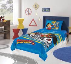 Jogo de Cama Solteiro Mickey Aventura Sobre Rodas Lepper 2 Pç