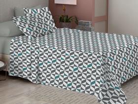 Jogo de cama solteiro microcotton 150 fios 3pç -estamp. st06