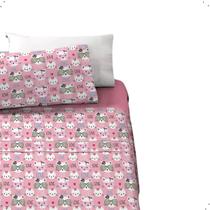 Jogo De Cama Solteiro Mix Studio Estampados Infantil c/ Lençol de Cima