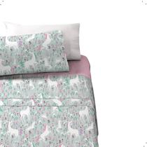 Jogo De Cama Solteiro Mix Studio Estampados Infantil c/ Lençol de Cima