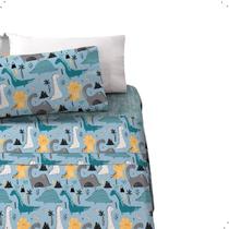 Jogo De Cama Solteiro Mix Studio Infantil c/ Lençol de Cima Estampados Jogo De Cama Solteiro Mix Studio Infantil c/ Lençol de Cima Estampados