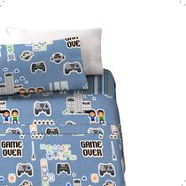 Jogo De Cama Solteiro Mix Studio Infantil c/ Lençol de Cima Estampados