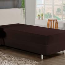 Jogo de Cama Solteiro Nobre 2 Peças Luva de Box 55cm de Altura Malha 100% Algodão - Marrom Jogo de Cama Solteiro Nobre 2 Peças Luva de Box 55cm de Altura Malha 100% Algodão - Marrom