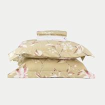 Jogo de Cama Solteiro Percal 400 Fios 3 Pçs Estampado