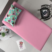 Jogo de Cama Solteiro Portallar Malha Misto 2pçs Lol Color/Rosa Prisma