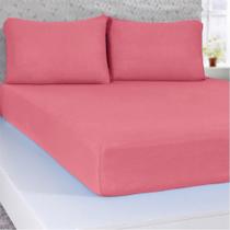 Jogo de Cama Solteiro Serena 3 pçs Malha 100% Algodão 88x188x23cm