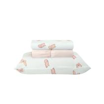 Jogo de Cama Solteiro Sultan 180F Sonhare Prata Borboleta Jogo de Cama Solteiro Sultan 180F Sonhare Prata Borboleta