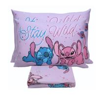 Jogo de Cama Stitch Casal 3 Peças Disney Jogo de Cama Stitch Casal 3 Peças Disney