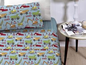 Jogo de Cama Studio Mix, Solteiro,180 Fios, Corttex